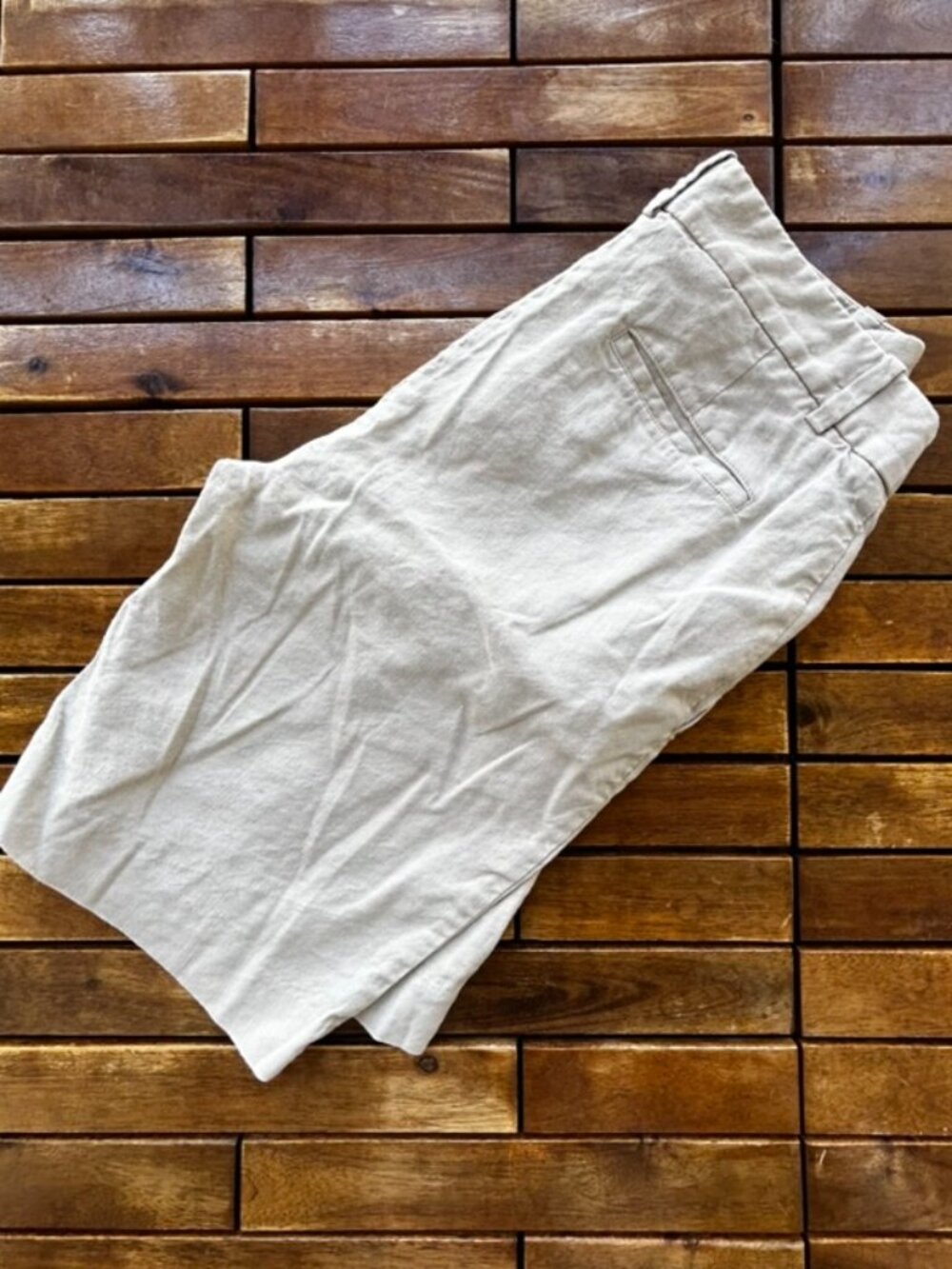 DKNY Linen Blend Shorts